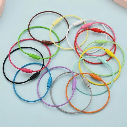 Colorful Steel Wire Keychain