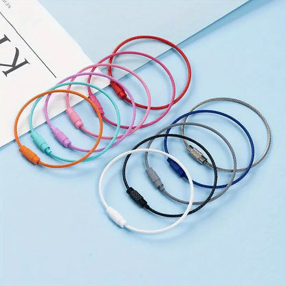 Colorful Steel Wire Keychain