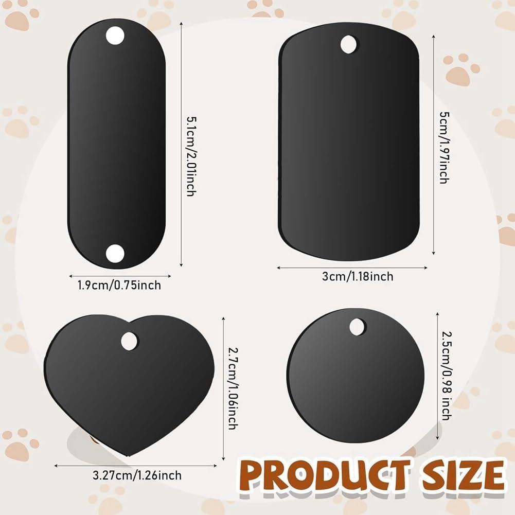 Blank Aluminum Tags
