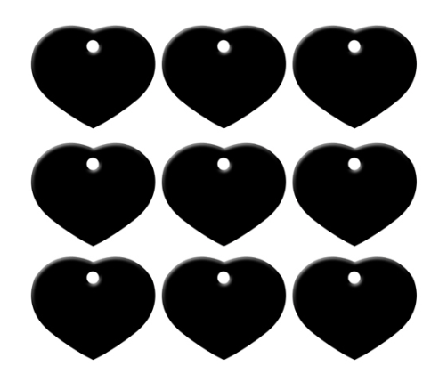 Heart ID Tag