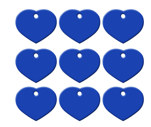 Heart ID Tag