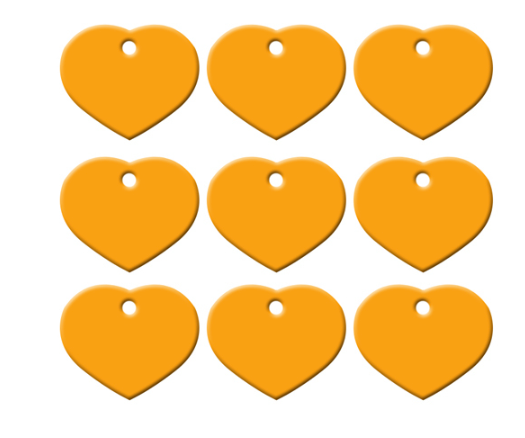 Heart ID Tag