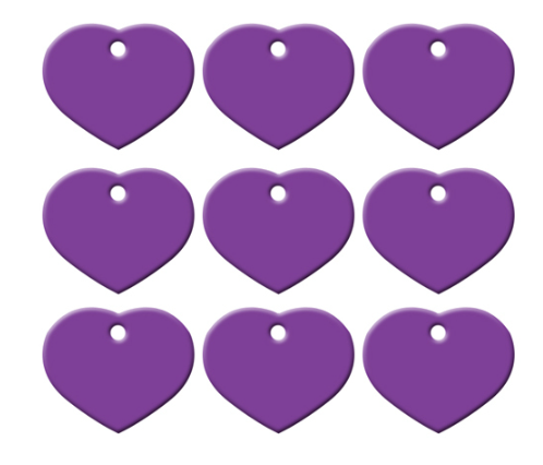 Heart ID Tag