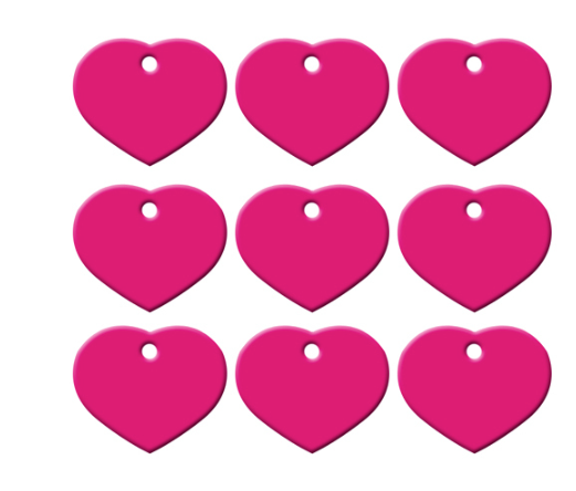 Heart ID Tag