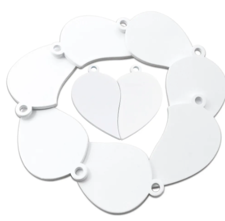 Broken Heart Mirror Stainless Steel Pendant