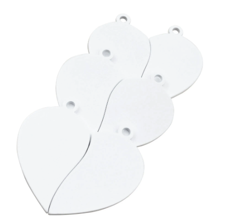 Broken Heart Mirror Stainless Steel Pendant