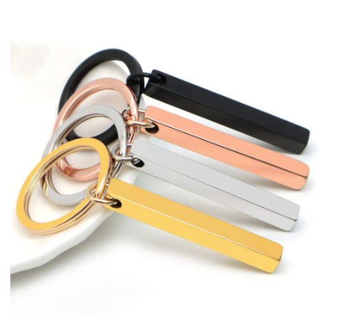 Stainless Steel Keyring & Charm