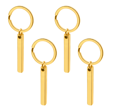 Stainless Steel Keyring & Charm