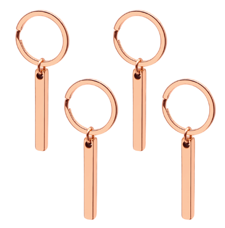Stainless Steel Keyring & Charm