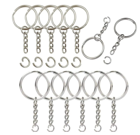 Metal Blank Keyring Keychain