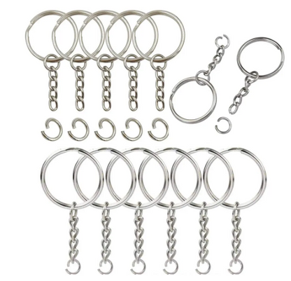 Metal Blank Keyring Keychain