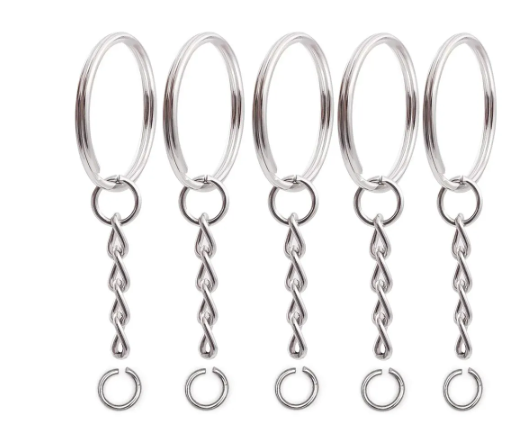 Metal Blank Keyring Keychain