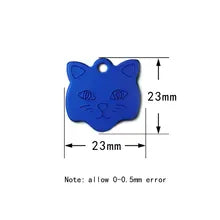 Cat Face Tag